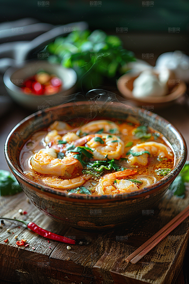 泰国菜美食美食摄影图