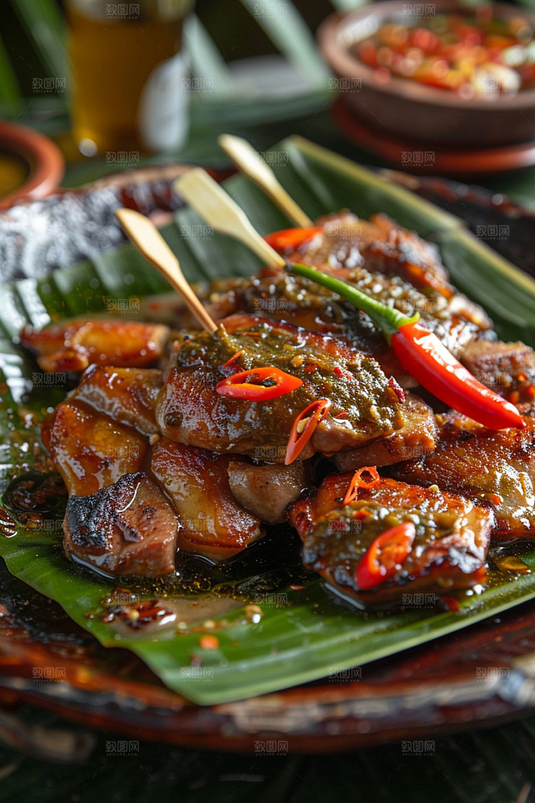 泰国菜泰餐美食摄影图