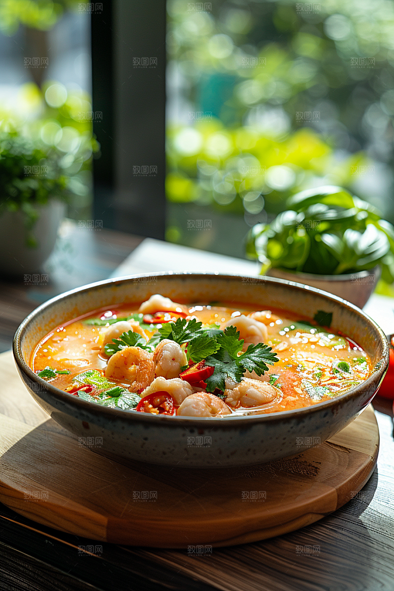 泰国菜香料美食摄影图