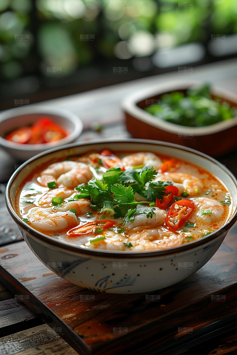 泰国菜泰餐美味摄影图