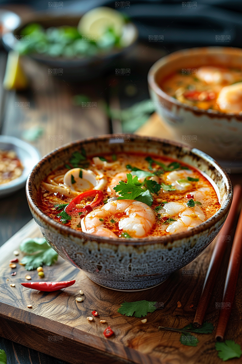 泰国菜泰餐特色摄影图