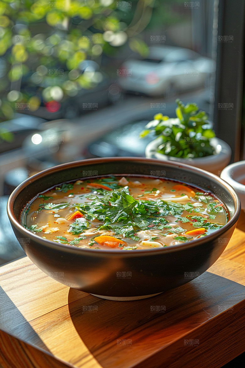 泰国菜清新美食摄影图
