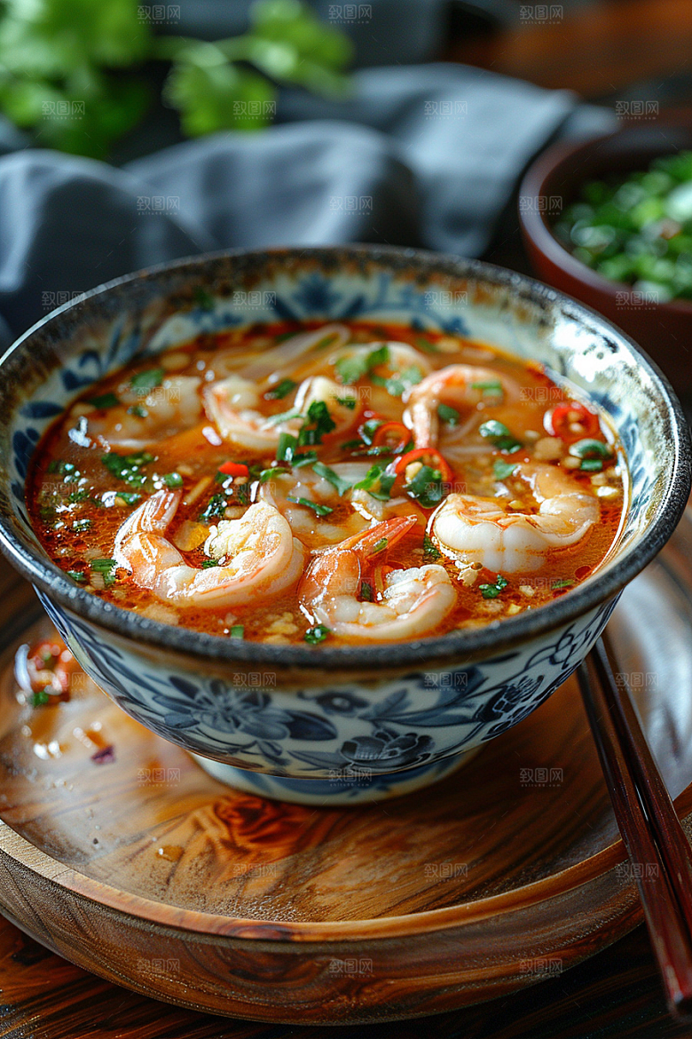 泰国菜冬阴功美食摄影图