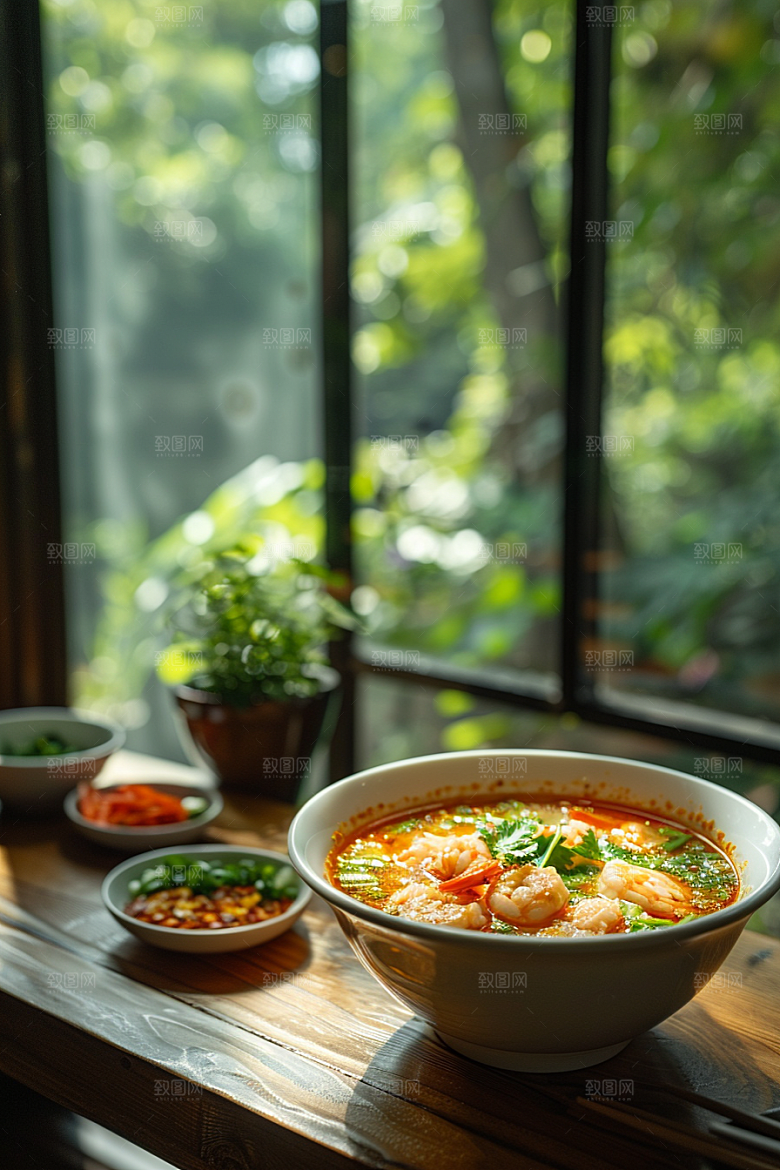 泰国菜美味地方菜摄影图