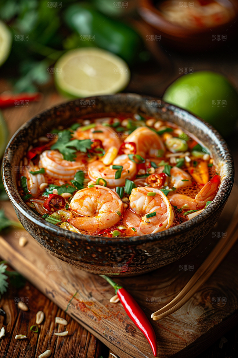 泰国菜美食美食摄影图