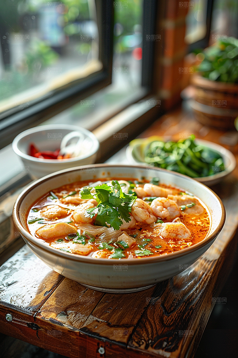 泰国菜自然美食摄影图