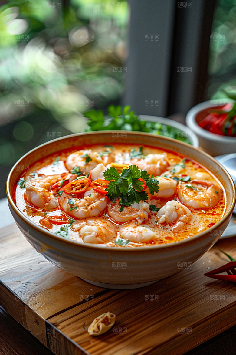 泰国菜自然美食摄影图