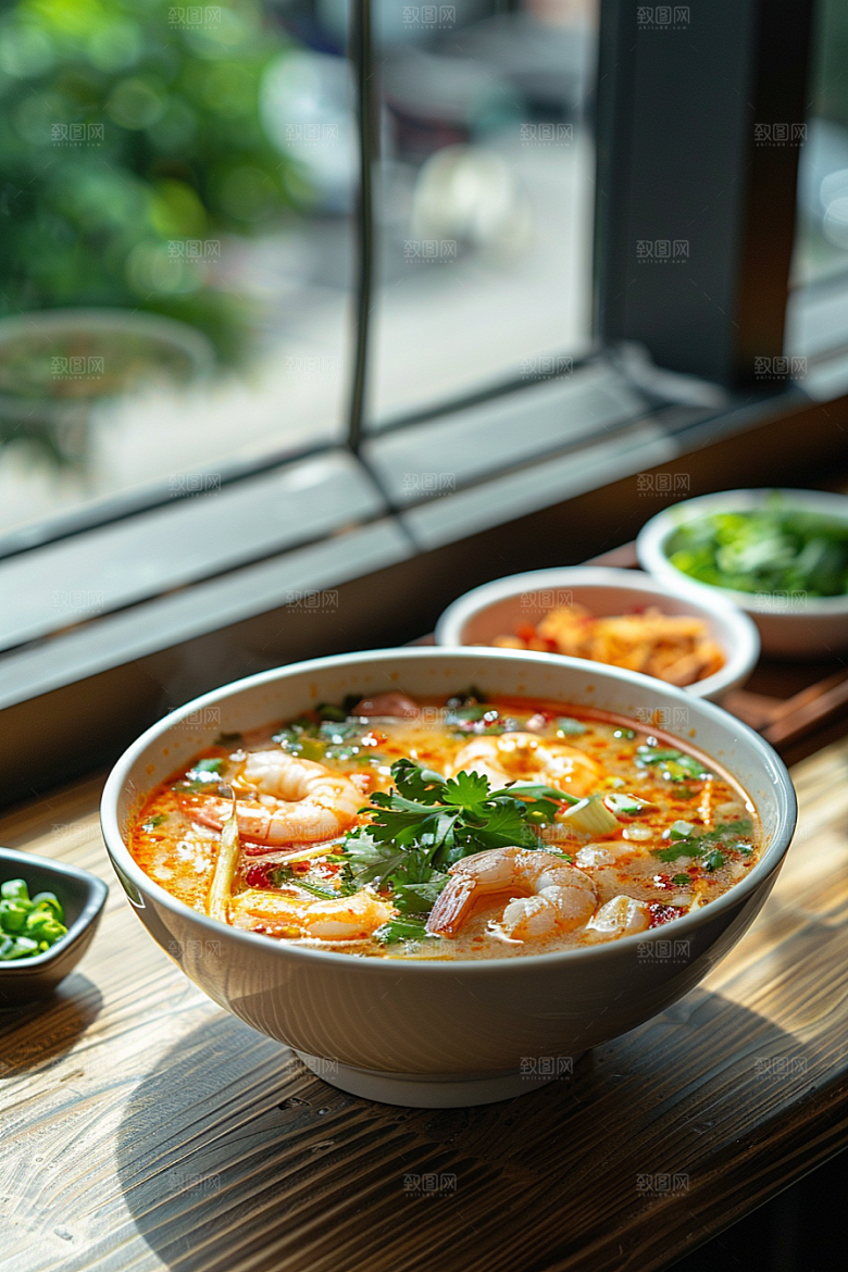 泰国菜美食自然摄影图