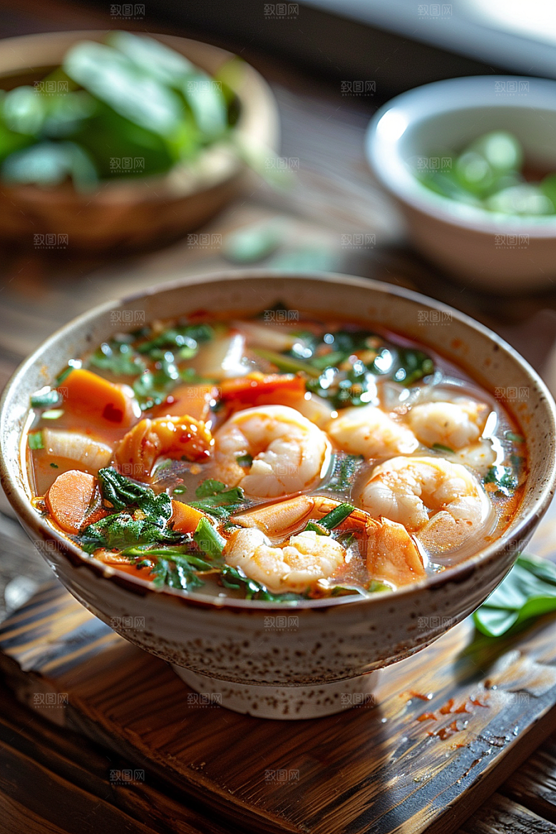 泰国菜美食清新摄影图