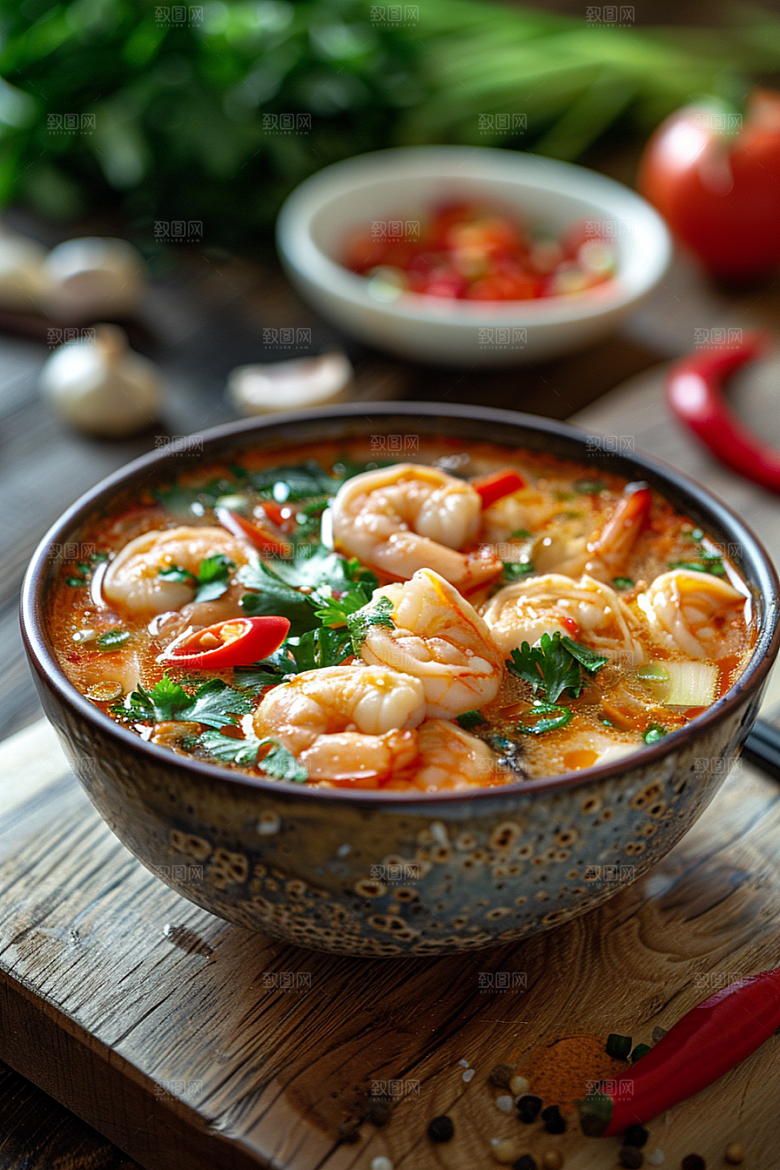 泰国菜泰餐美食摄影图