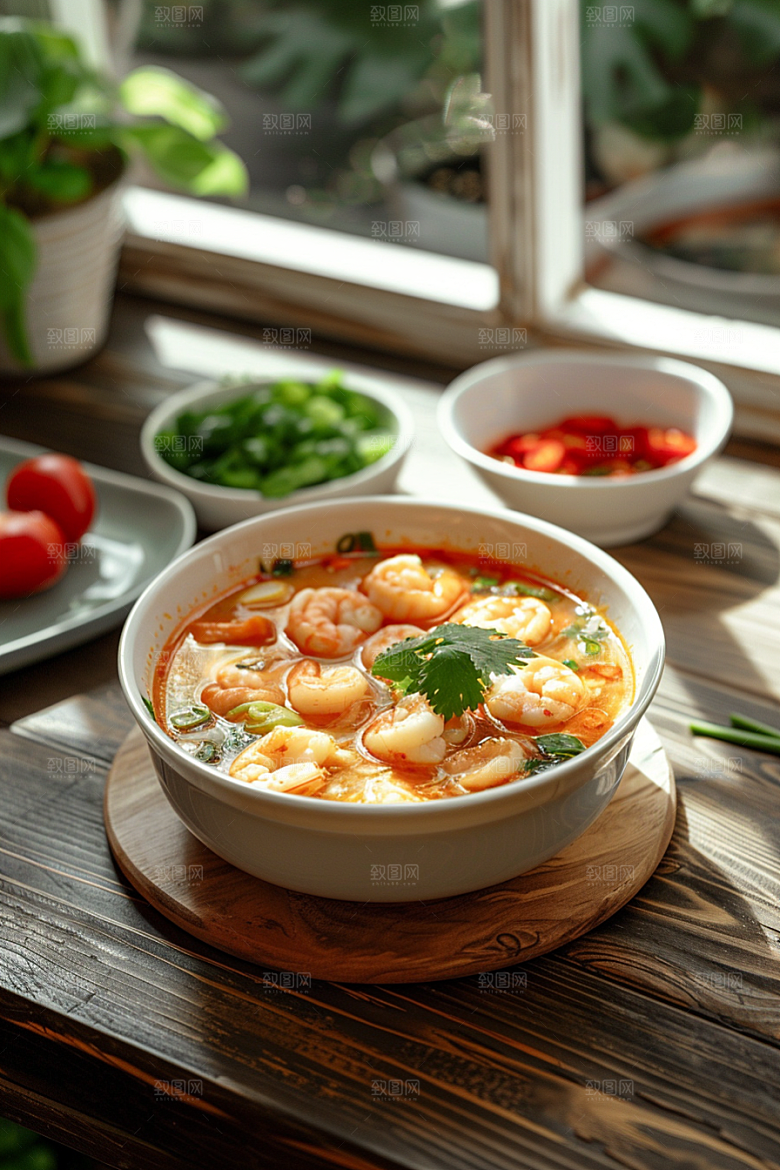 泰国菜美食清新摄影图