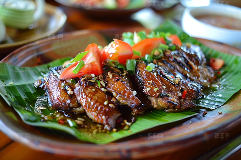 泰国菜香料美味摄影图