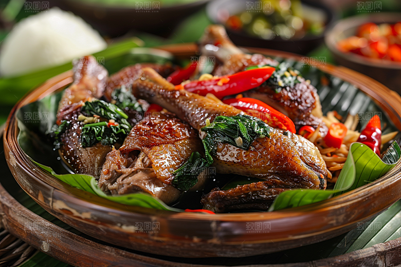 泰国菜美味香料摄影图