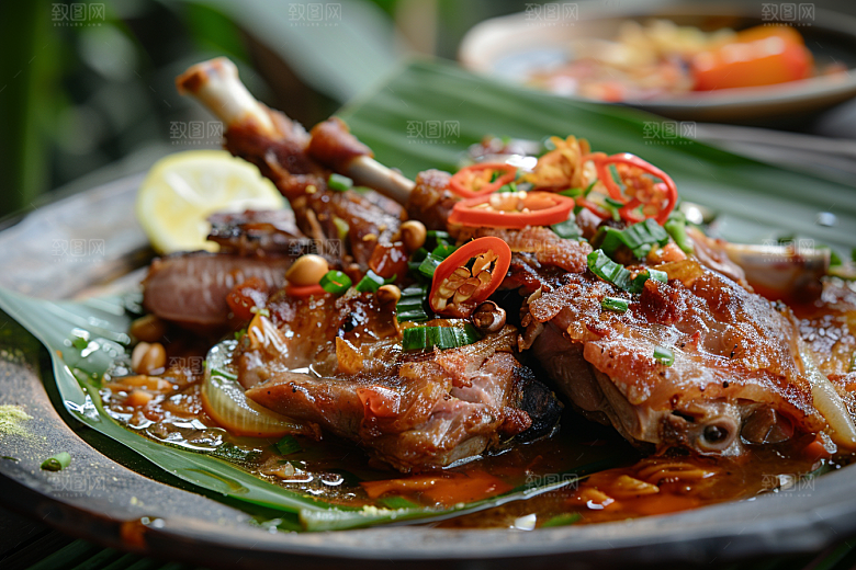 泰国菜美味香料摄影图