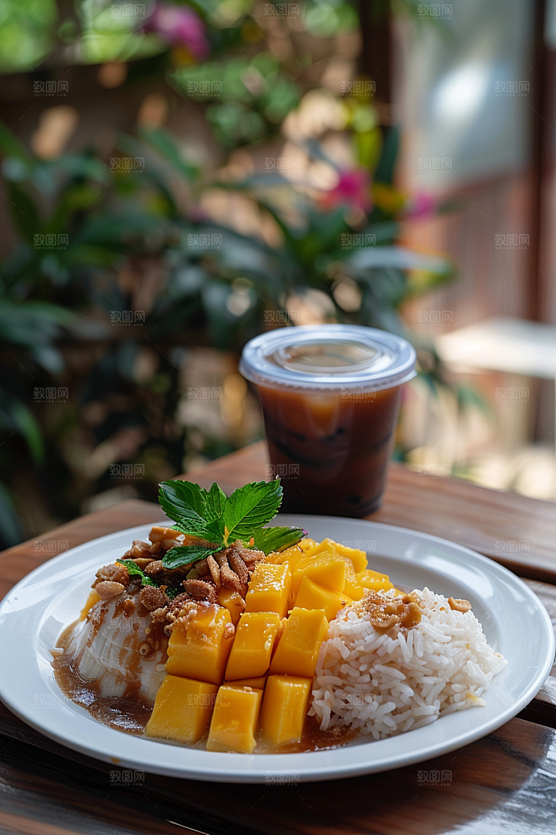 泰国菜美食特色摄影图