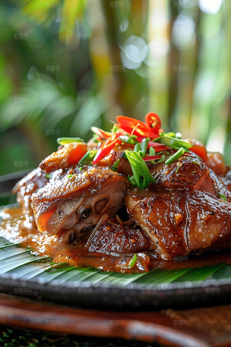 泰国菜自然美食摄影图