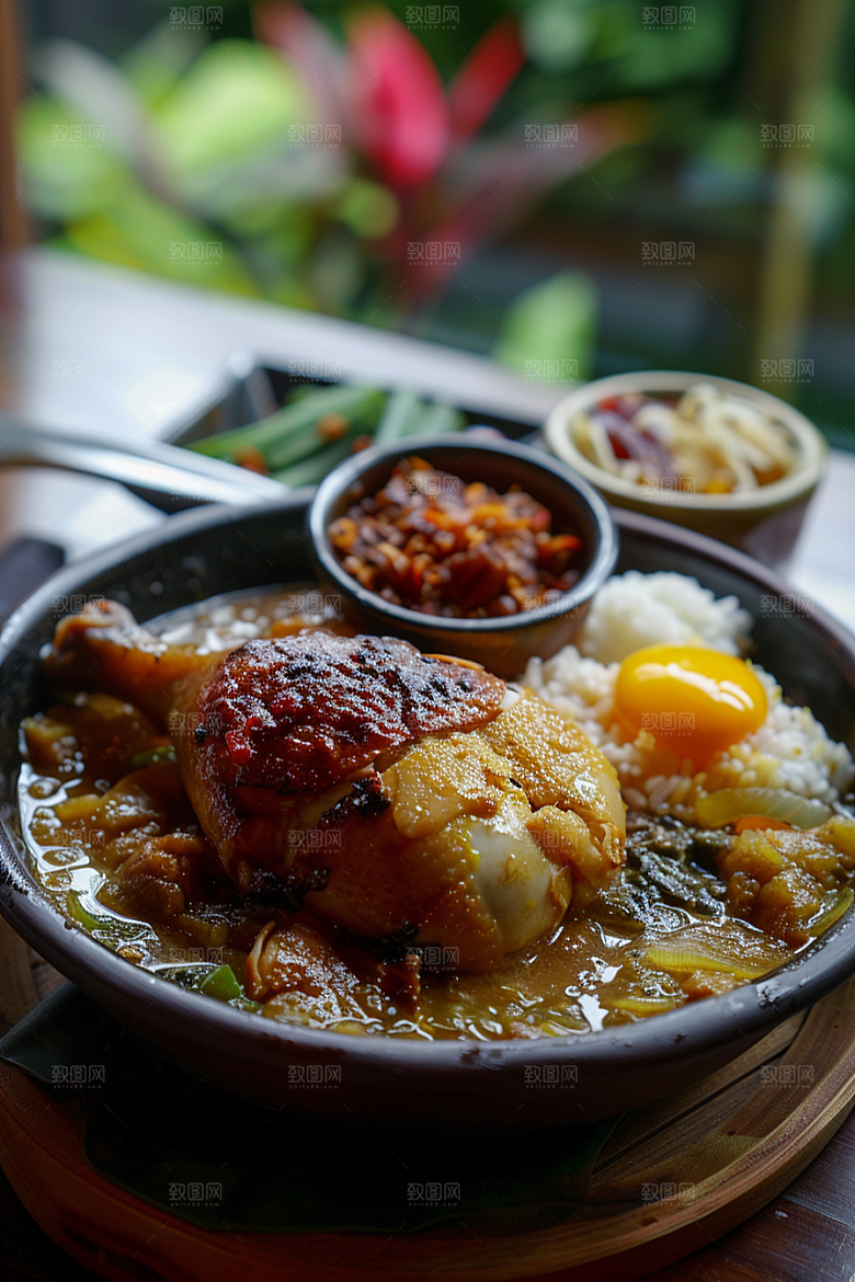 泰国菜自然美食摄影图