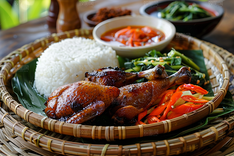 泰国菜香料美食摄影图