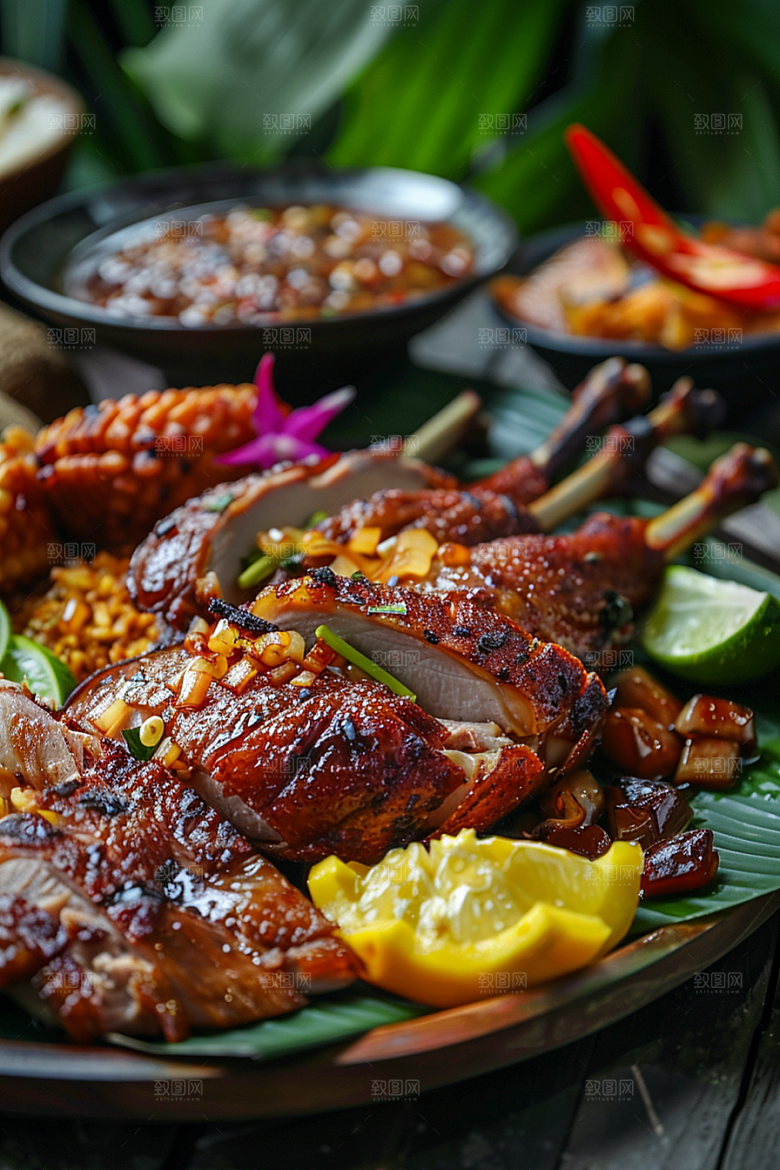 泰国菜美食特色摄影图