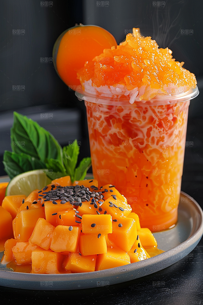 泰国菜美食特色摄影图