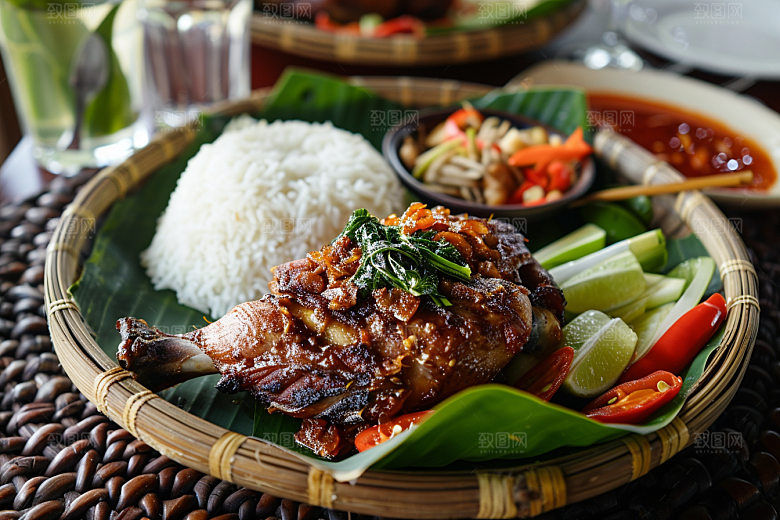 泰国菜香料美食摄影图