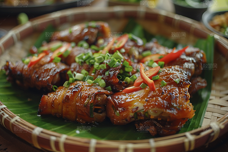 泰国菜美食清新摄影图