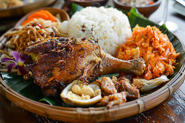 泰国菜美食美食摄影图
