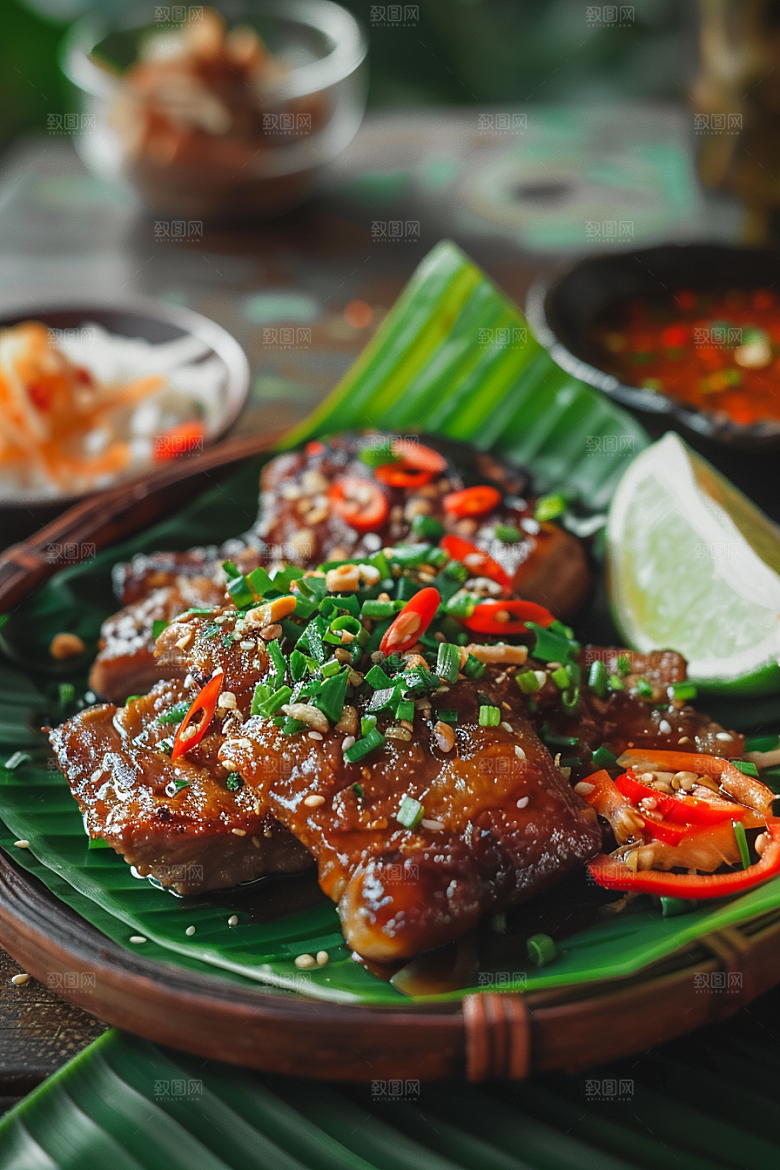 泰国菜美食香料摄影图