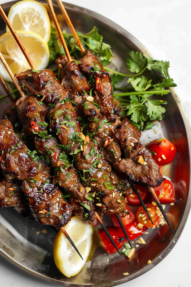 泰国菜特色美食摄影图