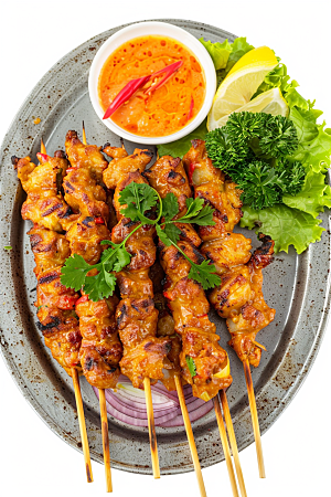 泰国菜清新美食摄影图