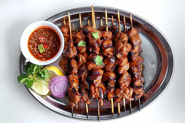 泰国菜特色香料摄影图
