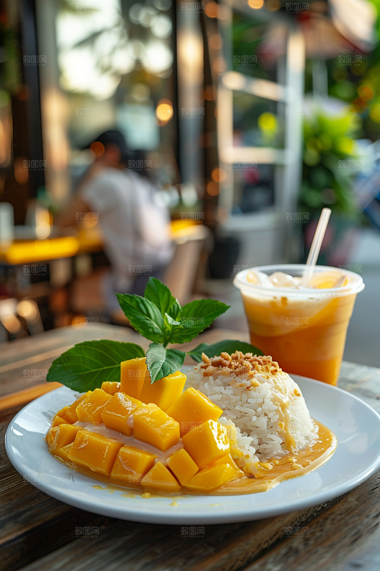 泰国菜美食泰餐摄影图