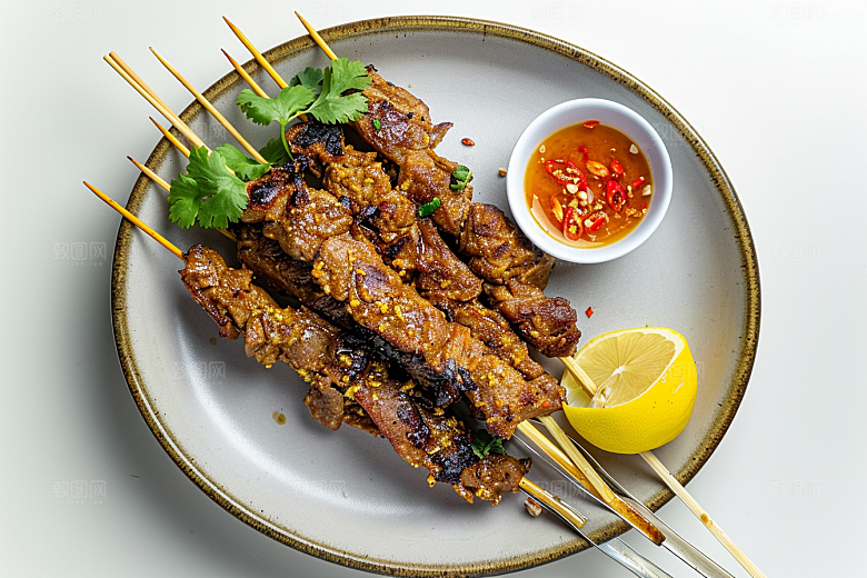 泰国菜泰餐美味摄影图