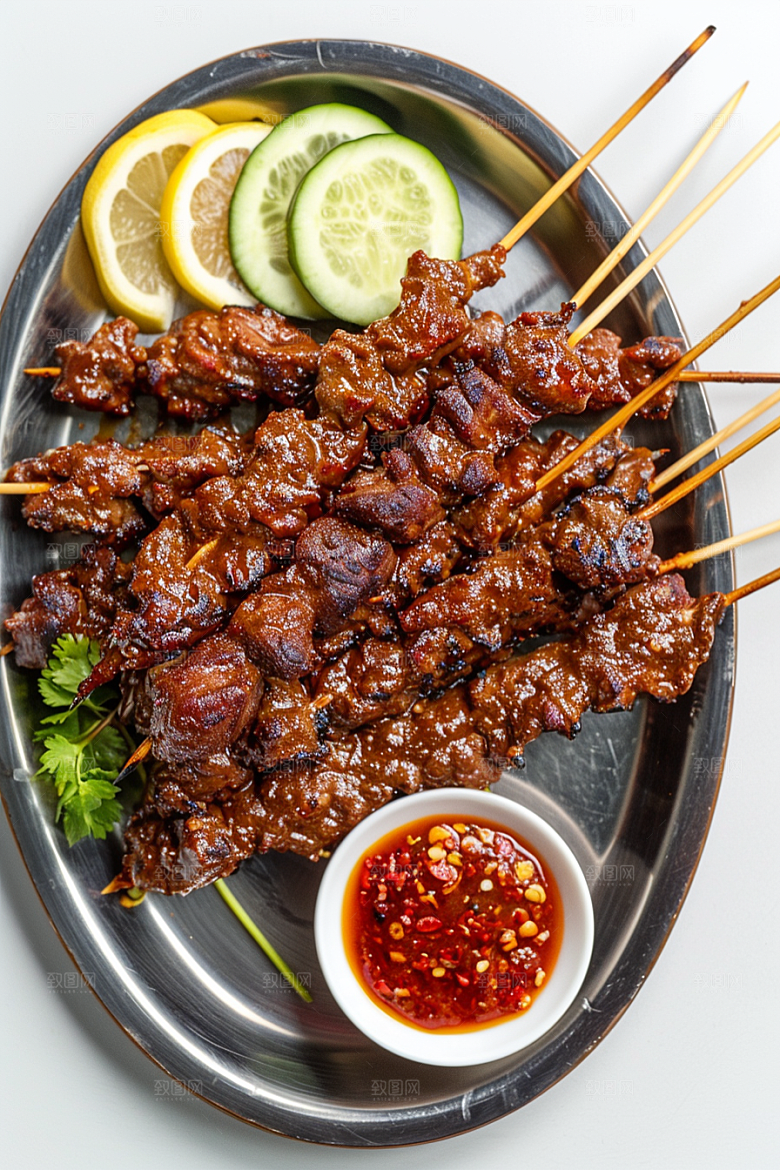 泰国菜咖喱美食摄影图