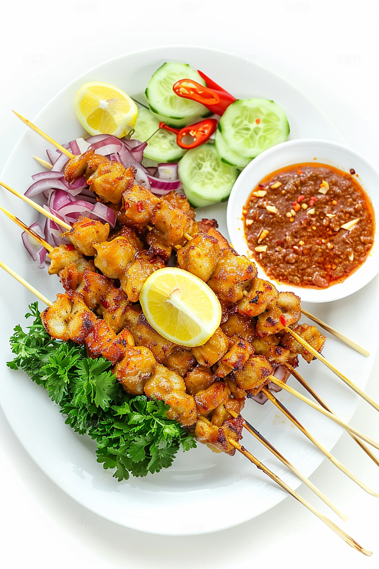 泰国菜泰餐美食摄影图