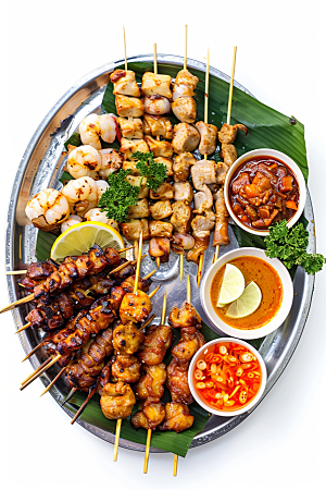 泰国菜美食自然摄影图