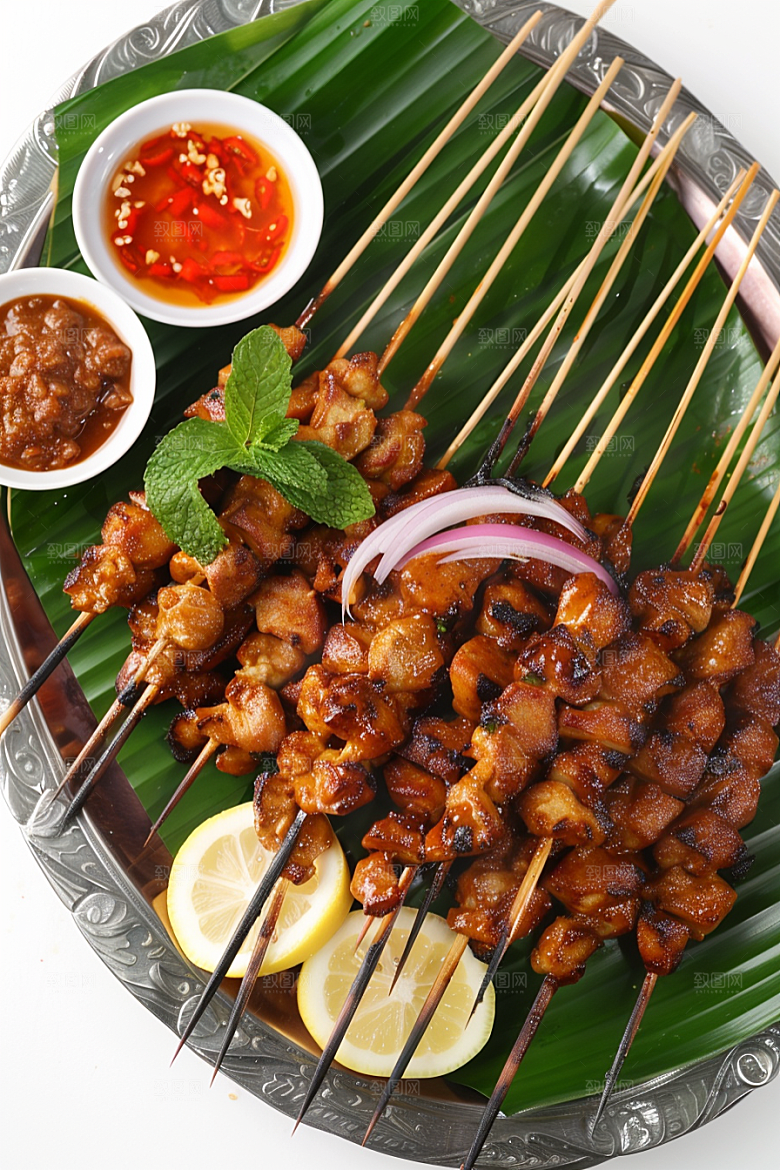 泰国菜地方菜美食摄影图