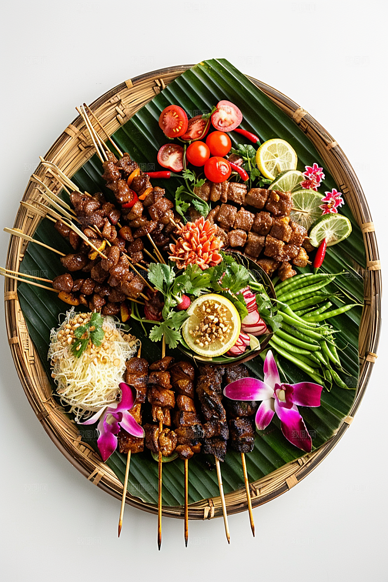 泰国菜美味香料摄影图