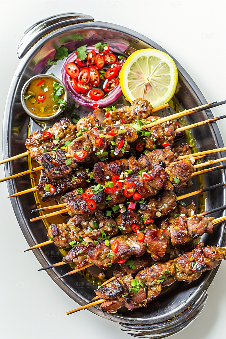 泰国菜美食咖喱摄影图