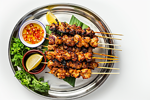 泰国菜美食咖喱摄影图