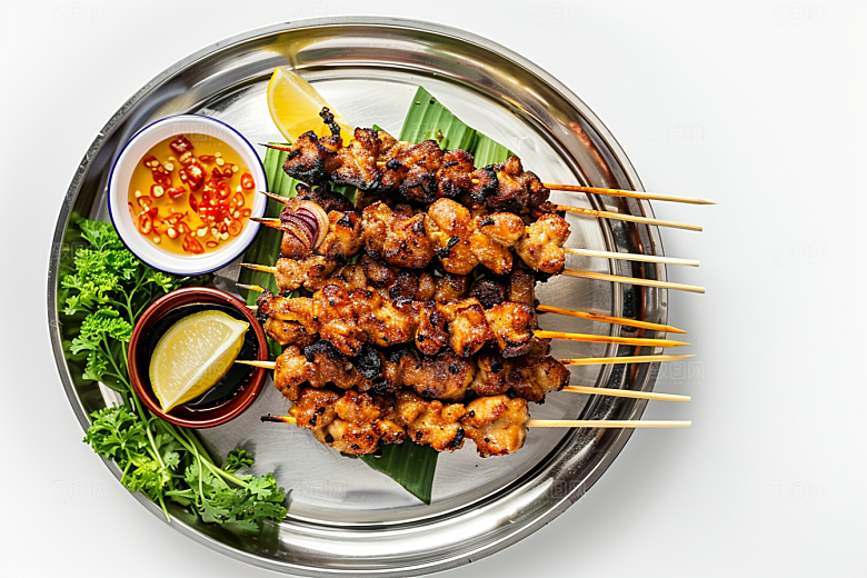 泰国菜美食咖喱摄影图