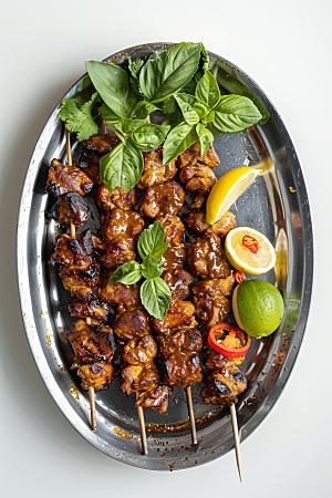 泰国菜自然美食摄影图