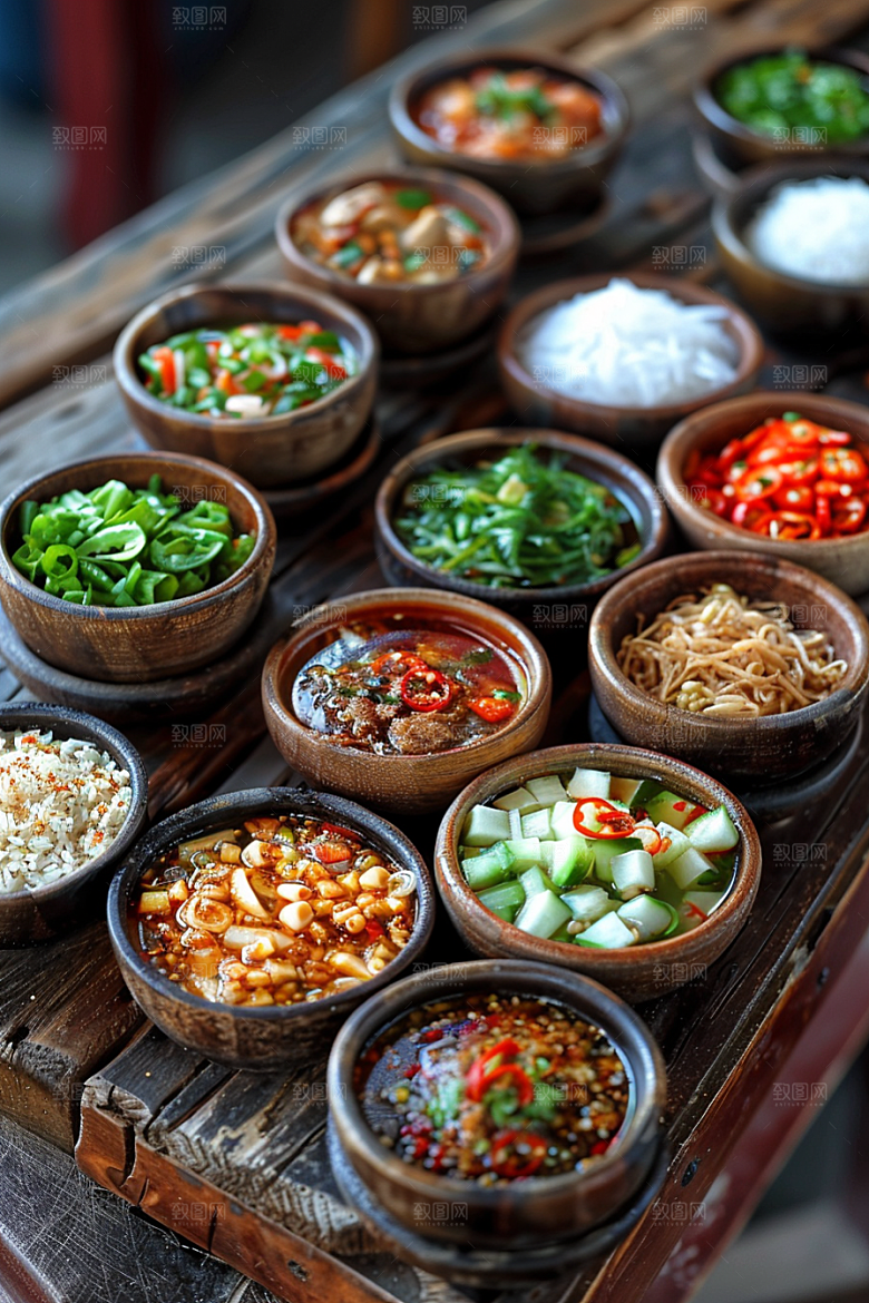 泰国菜咖喱泰餐摄影图