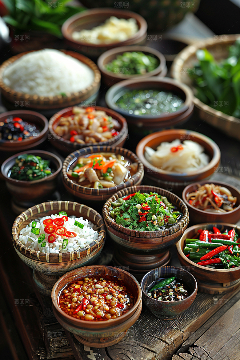 泰国菜泰餐香料摄影图