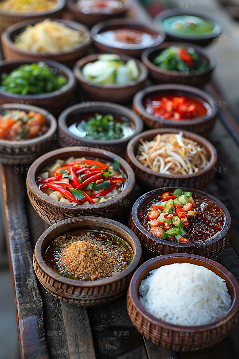 泰国菜高清泰餐摄影图