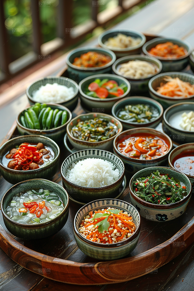 泰国菜美食特色摄影图