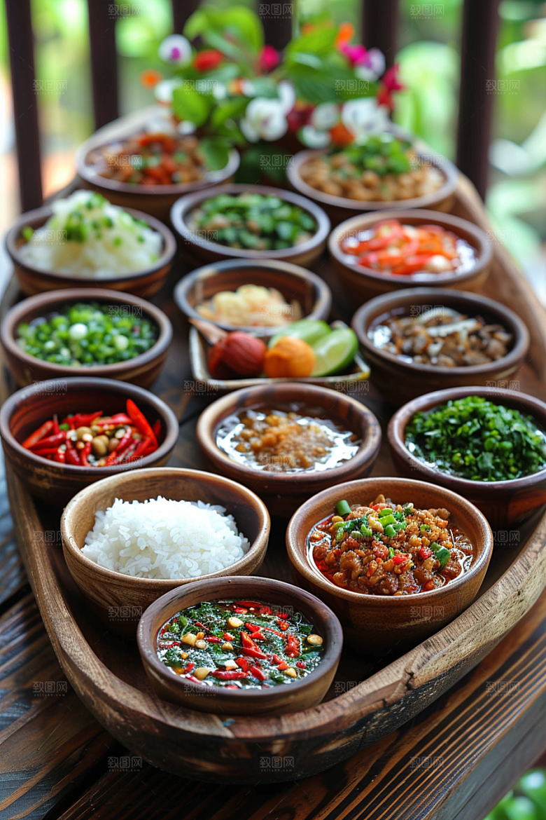泰国菜香料高清摄影图