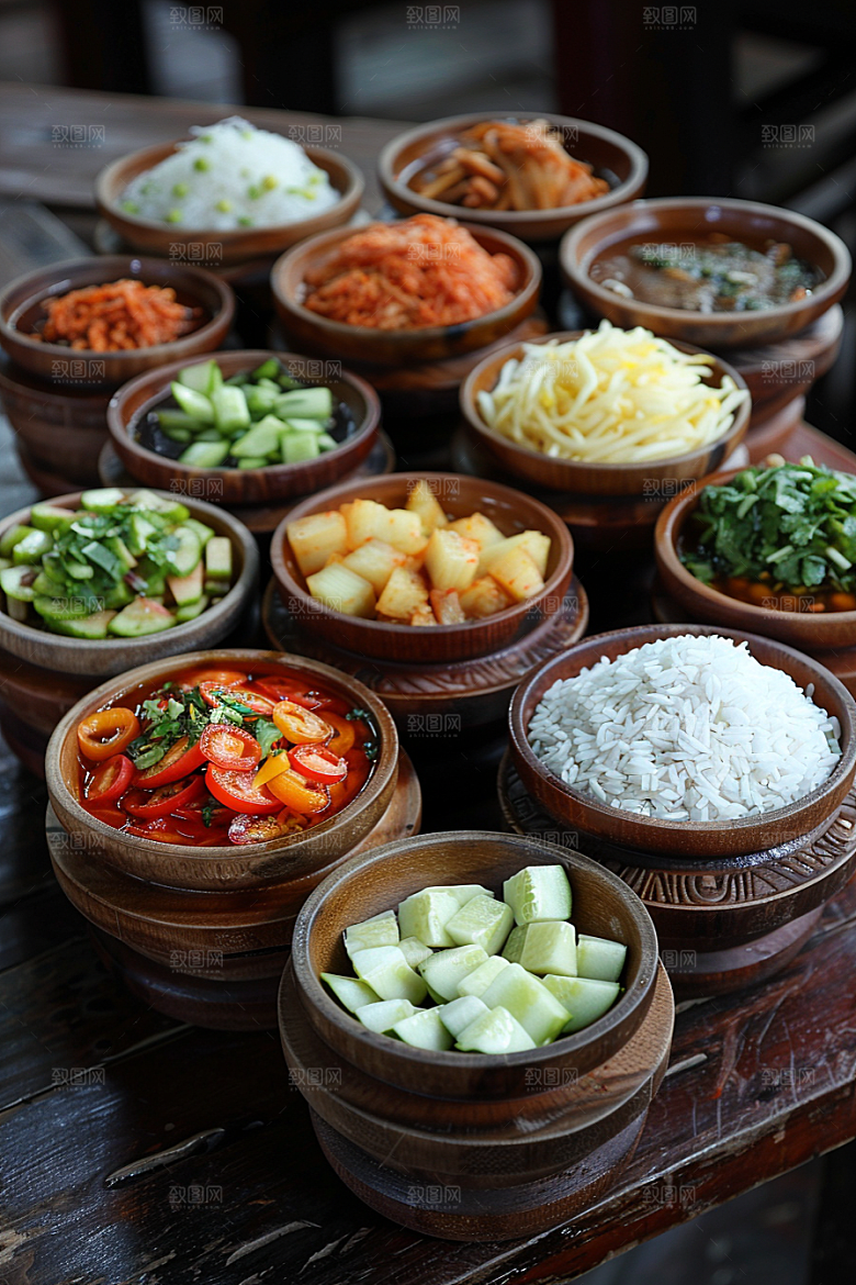 泰国菜冬阴功美食摄影图