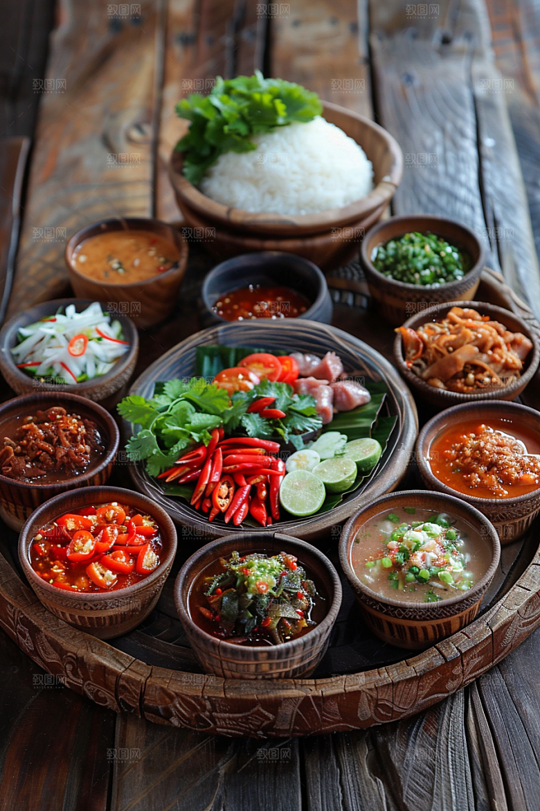 泰国菜美味美食摄影图