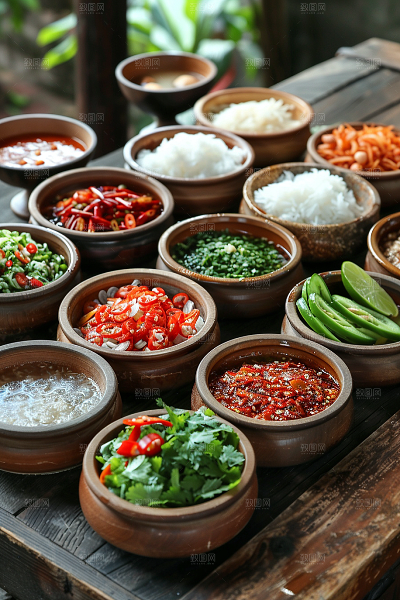 泰国菜美味美食摄影图